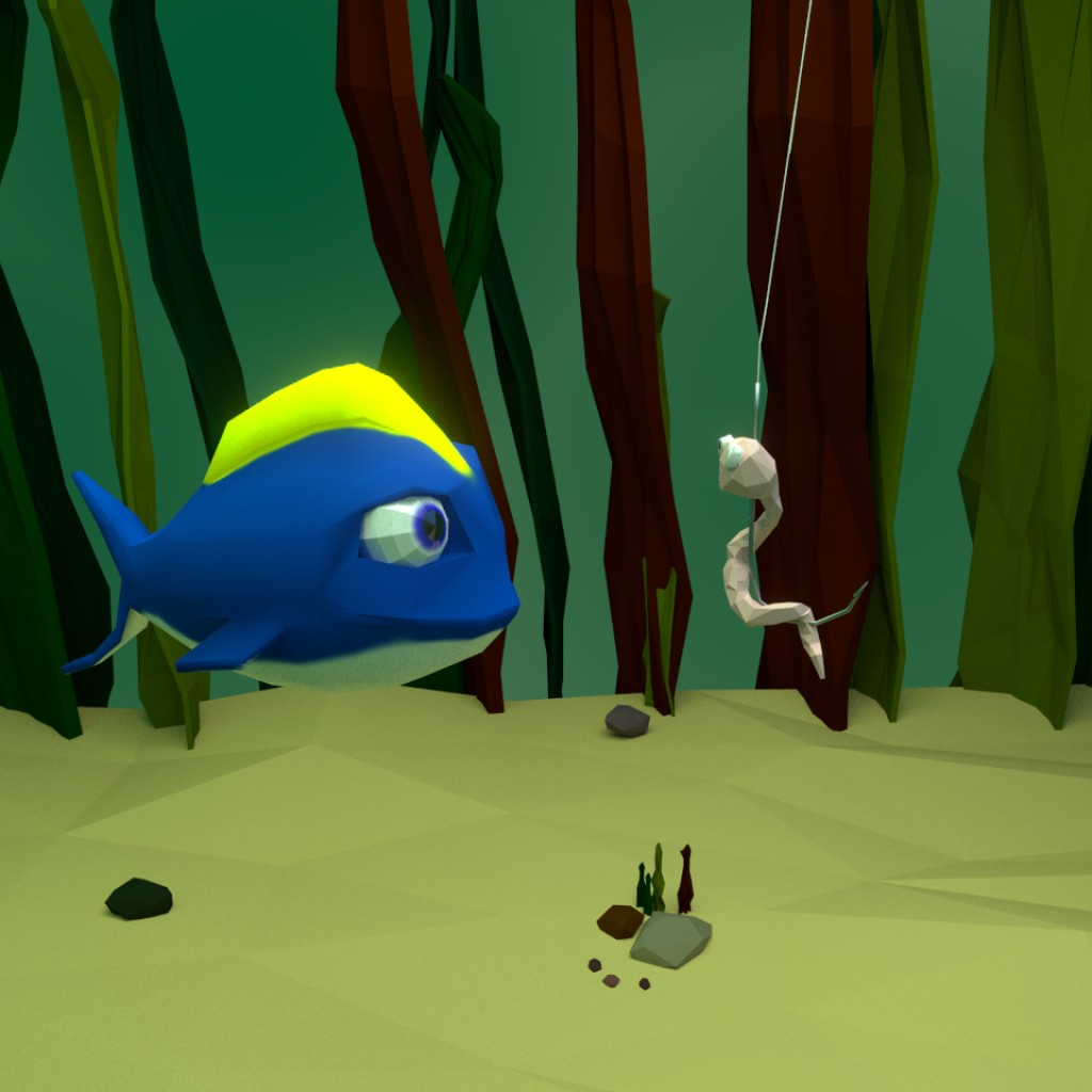 fish and earthworm  preview image 1